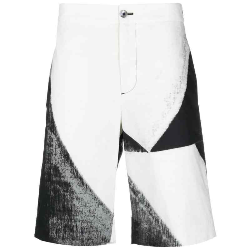 Alexander McQueen abstract-print cotton bermuda shorts Alexander McQueen abstract-print cotton bermuda shorts, theFeinheit