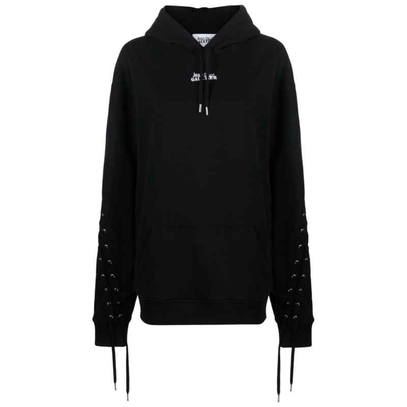 Jean Paul Gaultier Logo cotton hoodie