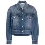 Alexander McQueen Cropped denim jacket