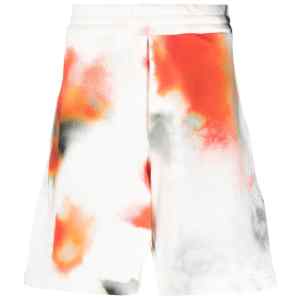 Alexander McQueen Tie-dye bermuda shorts