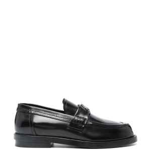 Alexander McQueen logo-plaque Leather Loafers