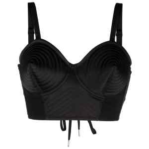 Jean Paul Gaultier Conical corset cropped top