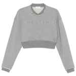 Alexander McQueen Crop sweatshirt with logo