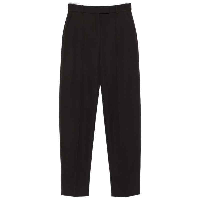 Alexander McQueen Pressed-crease tailored trousers, theFeinheit
