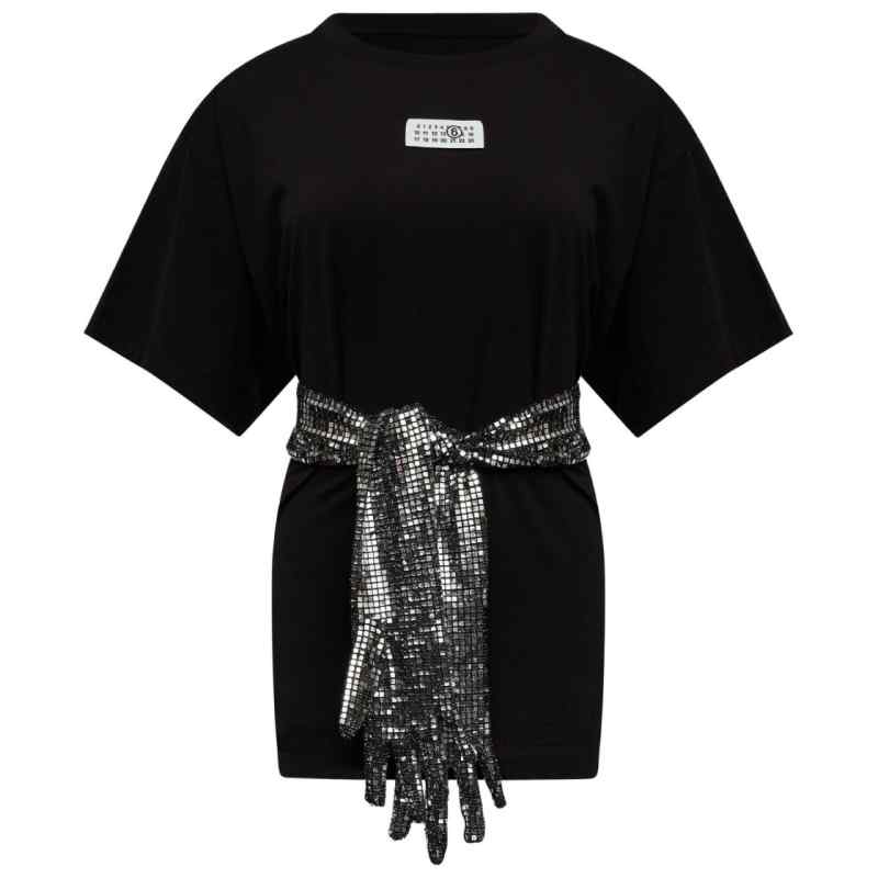 MM6 Maison Margiela T-shirts and Polos Black