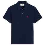 Ami Paris T-shirts and Polos Blue