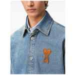 Ami Paris Shirts Clear Blue
