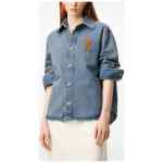 Ami Paris Shirts Clear Blue