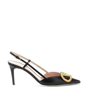 Valentino Garavani Vlogo Signature Slingback Décolleté In 80mm