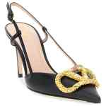 Valentino Garavani Vlogo Signature Slingback Décolleté In 80mm