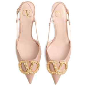 Valentino Garavani Vlogo Signature Slingback Décolleté In 80mm