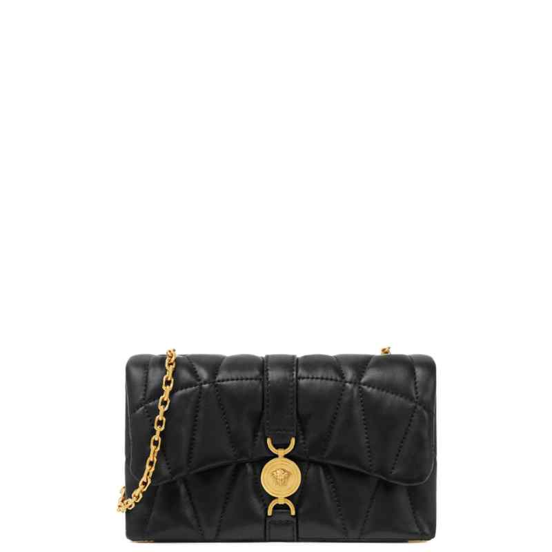 Versace Kleio Mini Quilted Nappa Leather Bag