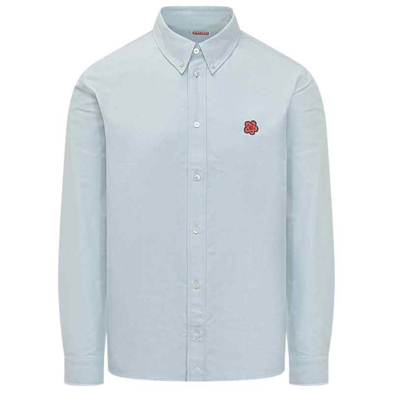 Kenzo Shirts Clear Blue