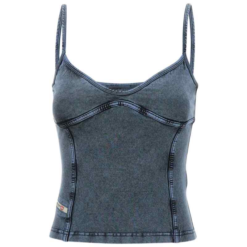 Diesel V-sneck Denim tank top