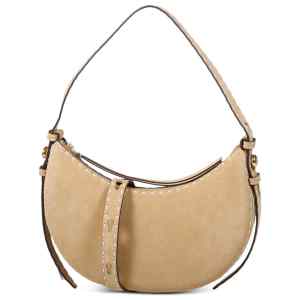 Tory Burch Romy Pick Stitch Half Moon Bag