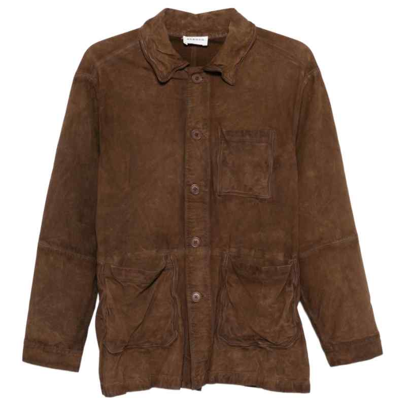 Parosh Jackets Leather Brown, theFeinheit