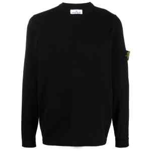 Stone Island Sweaters Black