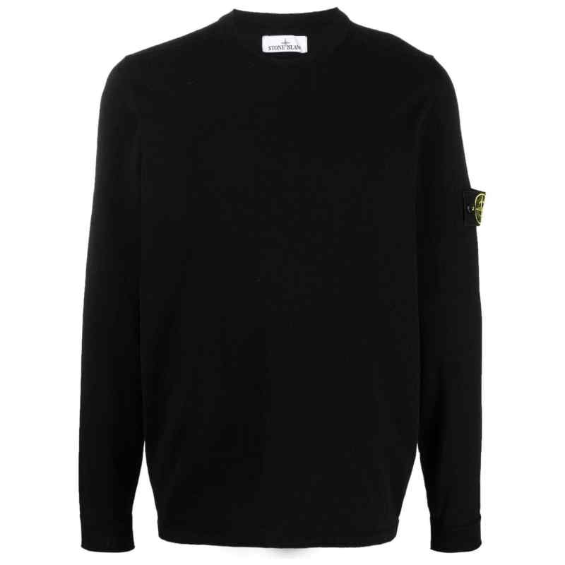 Stone Island Sweaters Black