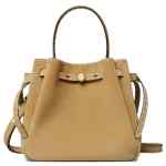 Tory Burch Romy Suede Pick Stitch Bucket Bag
