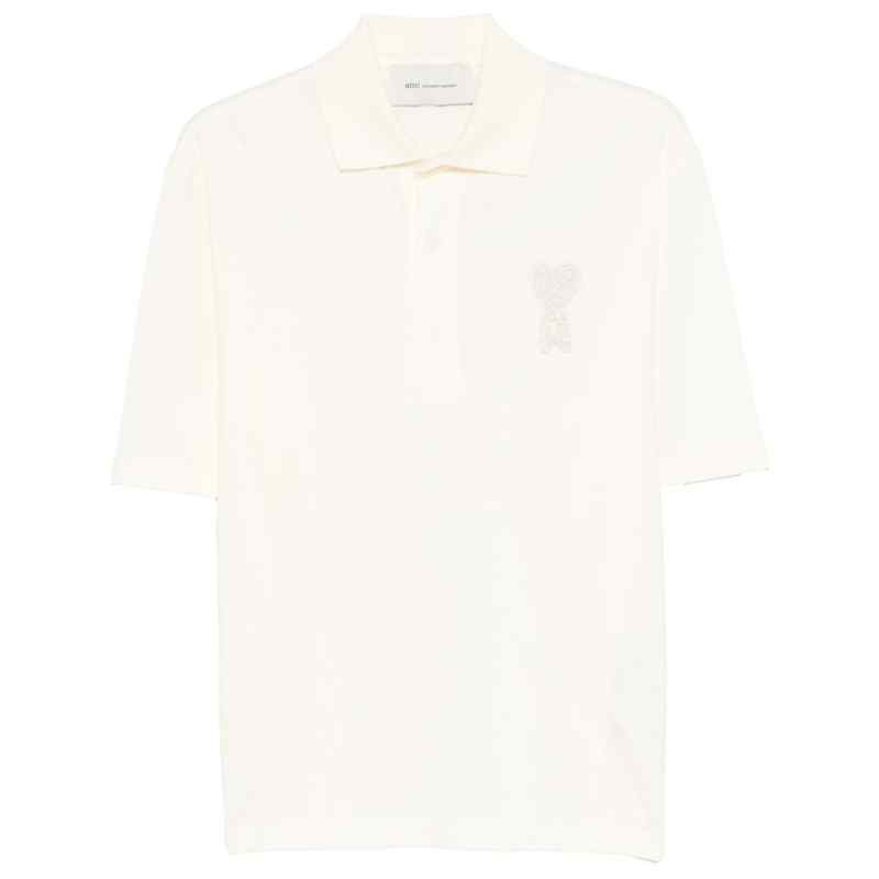 Ami Paris T-shirts and Polos Beige