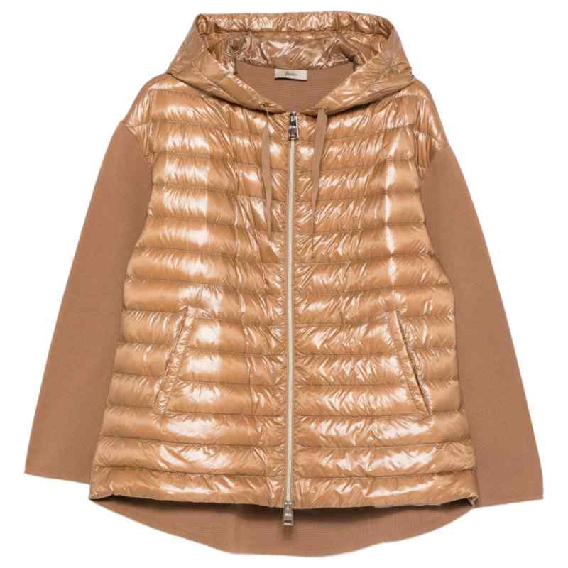 Herno Cotton and nylon down jacket