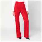Vivienne Westwood Red flared pants in wool