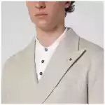 Tagliatore Beige double-breasted cotton jacket