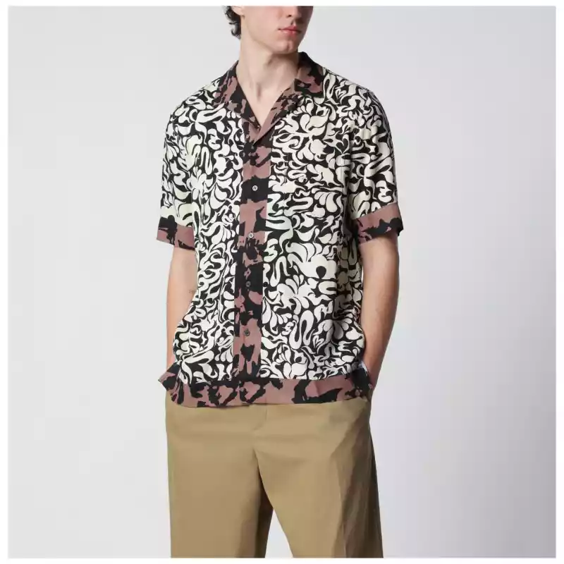 Dries Van Noten Shirt with Graphic Squiggle print