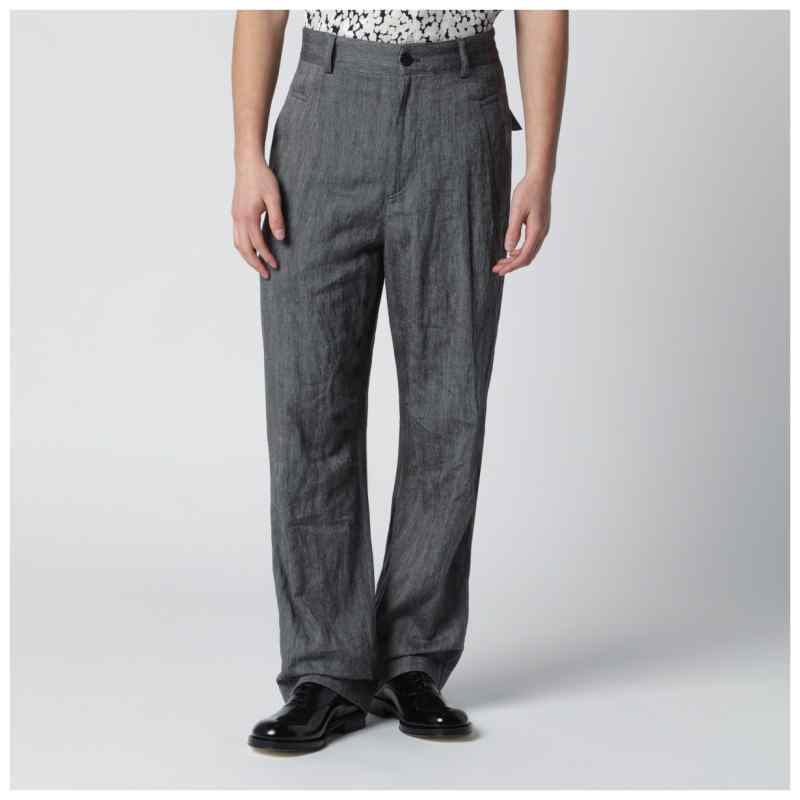 Dries Van Noten Black herringbone trousers Dries Van Noten Black herringbone trousers, theFeinheit