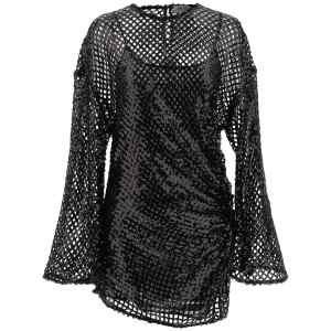 The Attico Sequin Mesh Dress