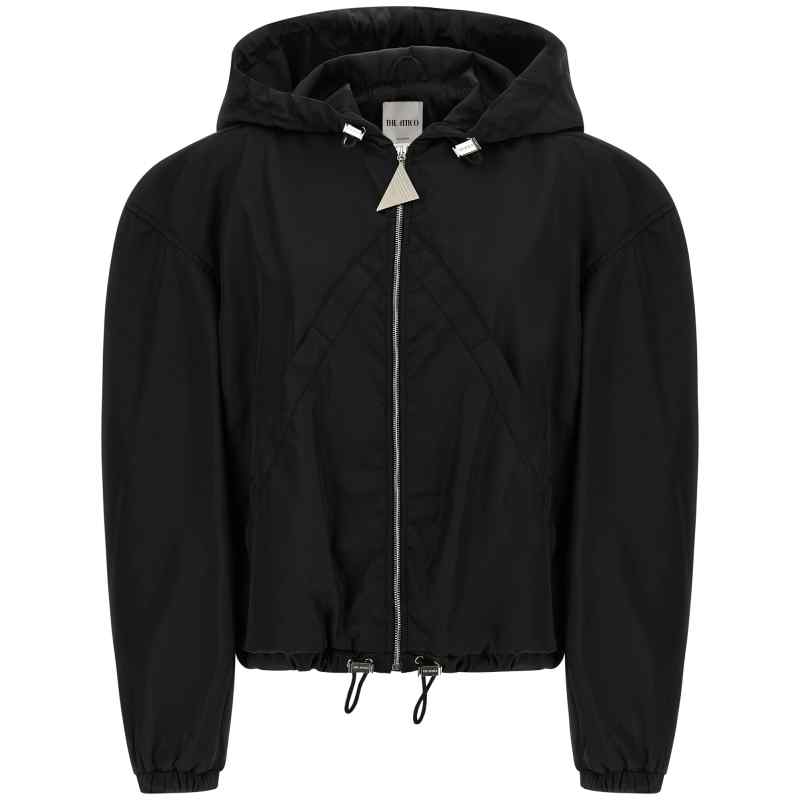 The Attico Maxi Hood Bomber Jacket