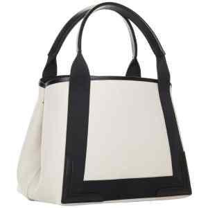 Balenciaga Navy Cabas Small Shopping Bag