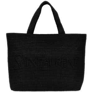 Saint Laurent Rafia Tote Bag