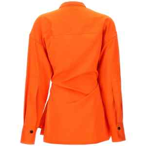 Ferragamo Satin Asymmetric Shirt