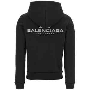 Balenciaga Logo Print Hoodie