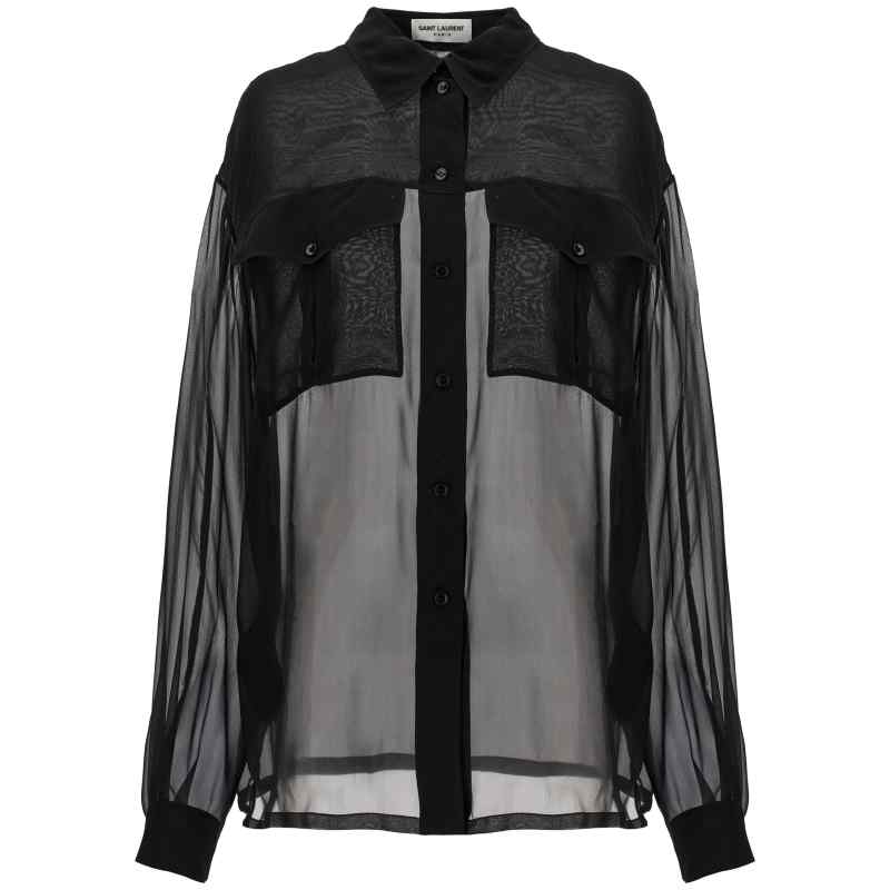 Saint Laurent Silk Muslin Shirt