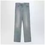 Valentino Light blue washed-effect jeans