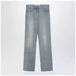 Valentino Light blue washed-effect jeans