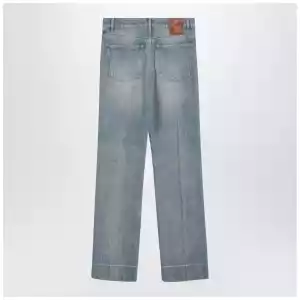 Valentino Light blue washed-effect jeans