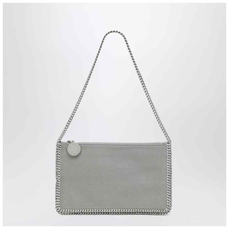 Stella McCartney Falabella shoulder pouch bag light grey, theFeinheit