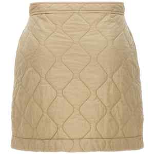 Burberry Quilted Nylon Skirt