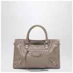 Balenciaga Le City Small tote bag sesame-coloured