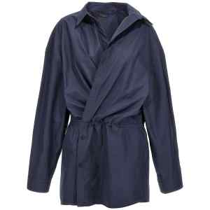 Balenciaga Stile Camicia Mini Dress