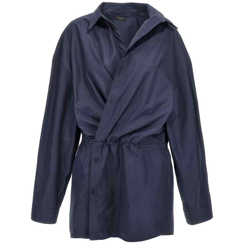 Balenciaga Stile Camicia Mini Dress