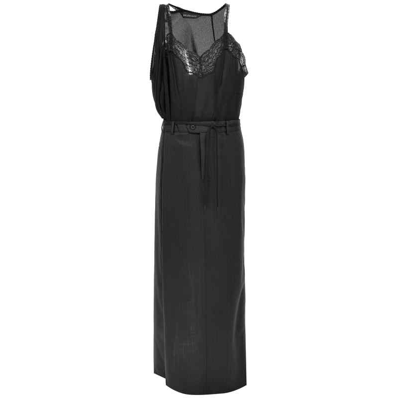 Balenciaga Patched Slip Dress