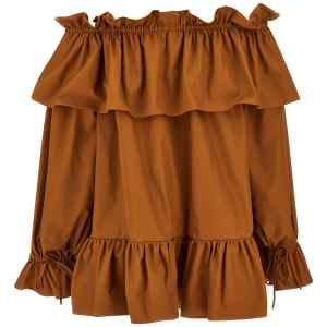 Saint Laurent Flounces Mini Dress