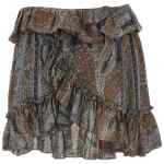 Saint Laurent All Over Print Skirt