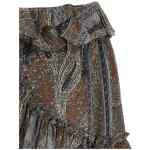 Saint Laurent All Over Print Skirt