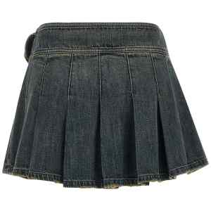Balenciaga Buckle Pleated Skirt