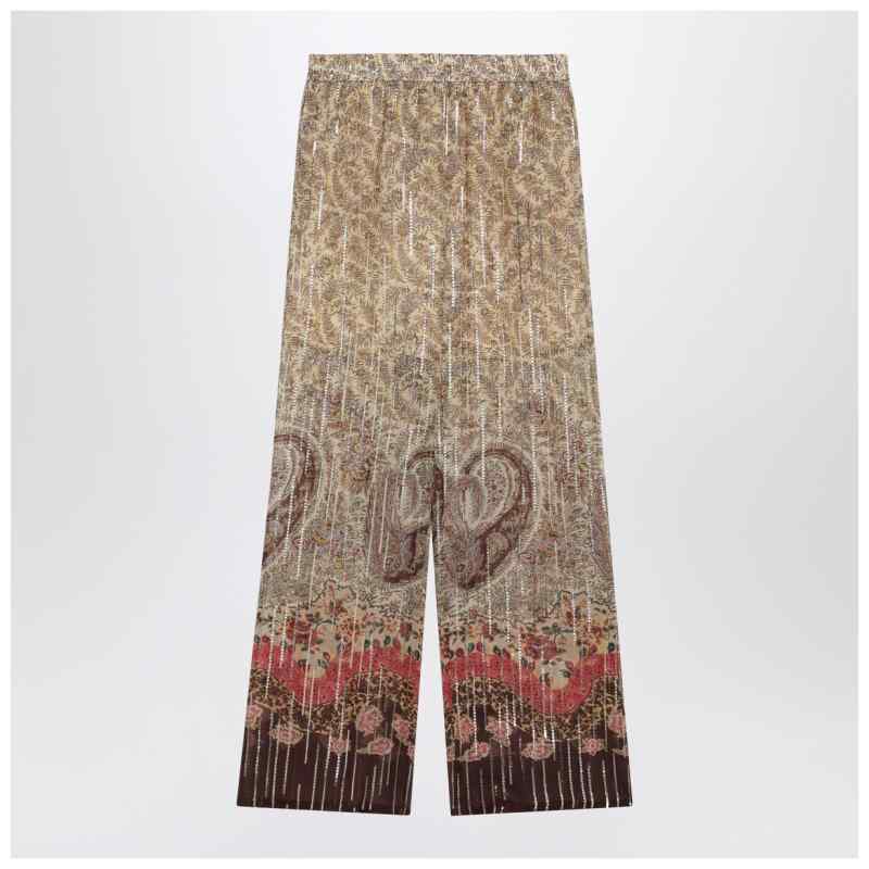 Valentino Paisley-print georgette trousers, theFeinheit